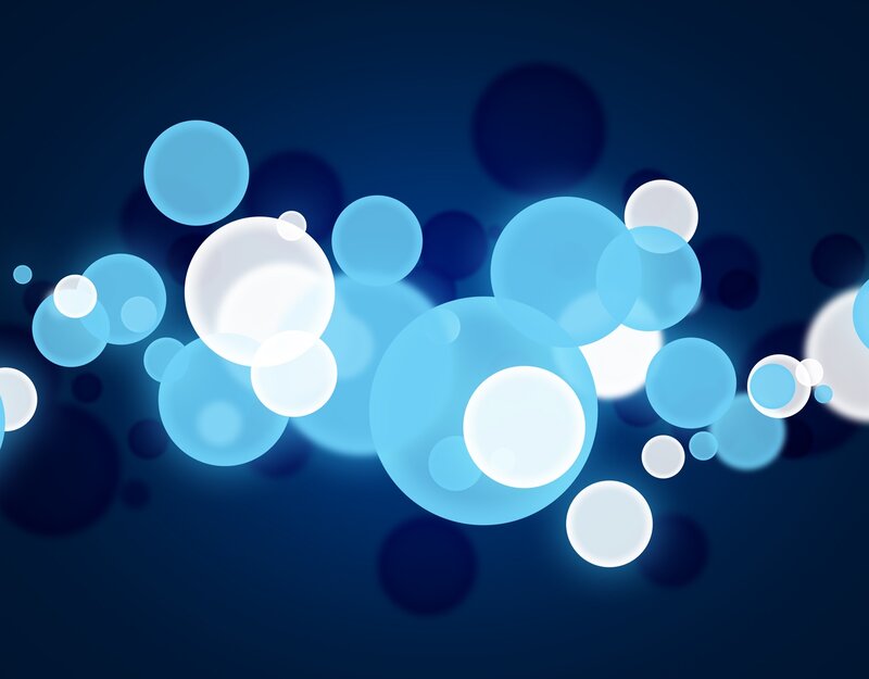 Blue and White Circles
