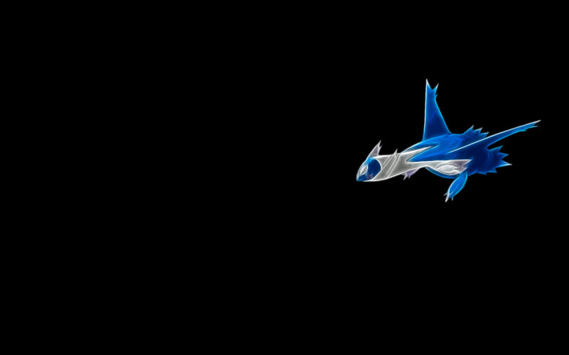 Blue and White Dragon — Dramatic, Digital Art