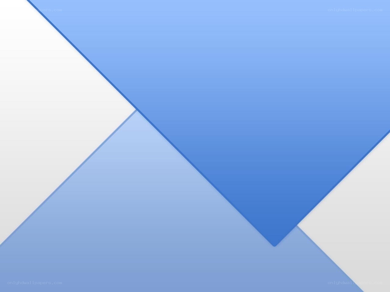 blue and white geometric shapes