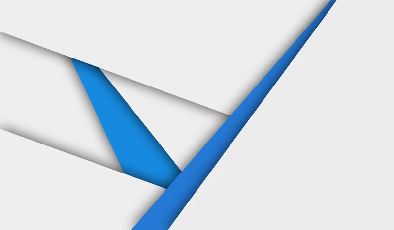 Blue and White Geometric Shapes — Calm, Abstract