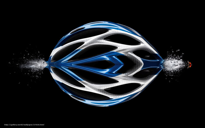 blue and white helmet design