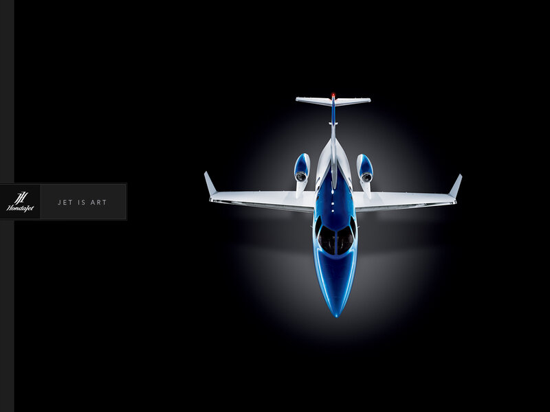 Blue and White Jet Aircraft — Black