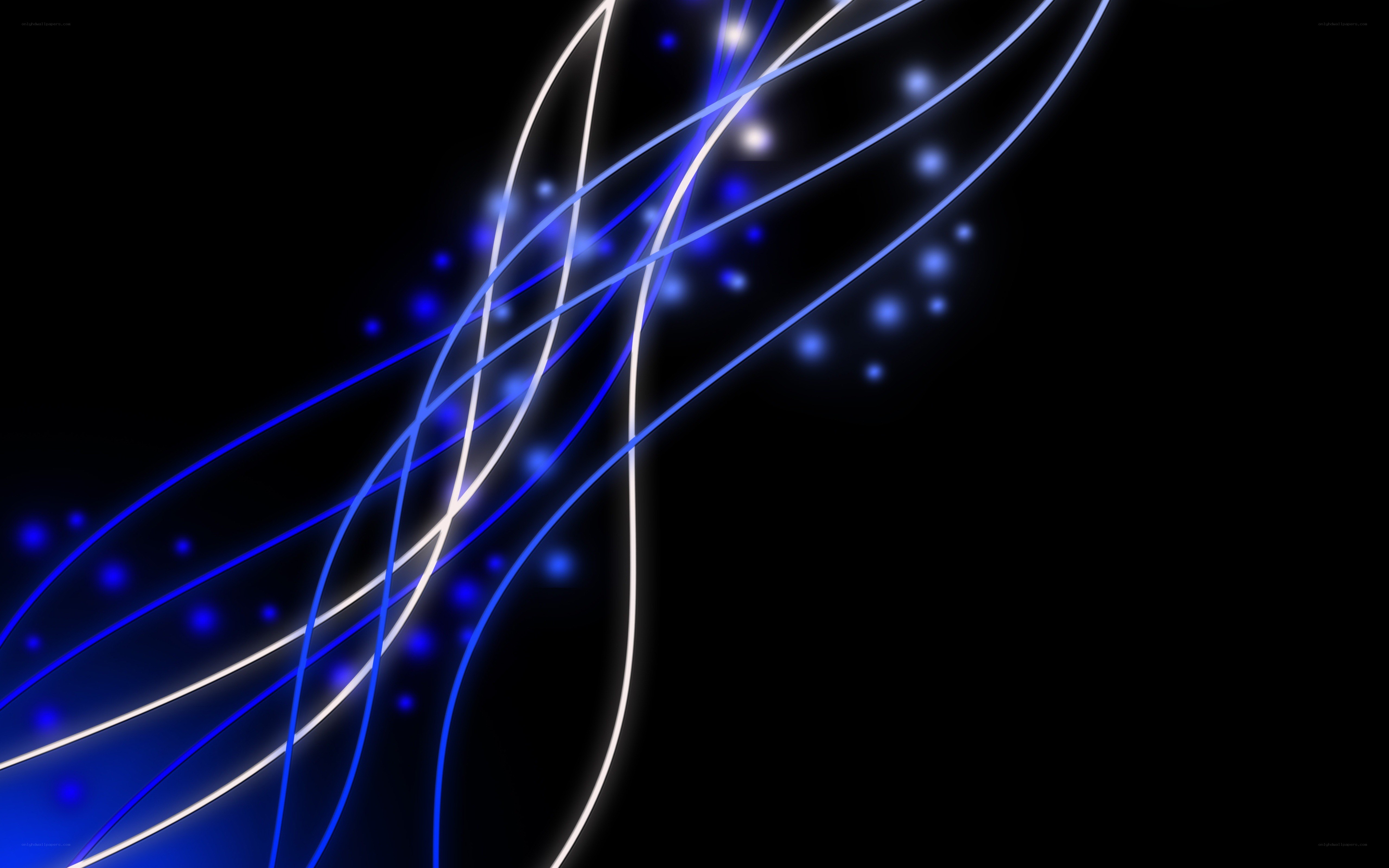blue and white light streaks