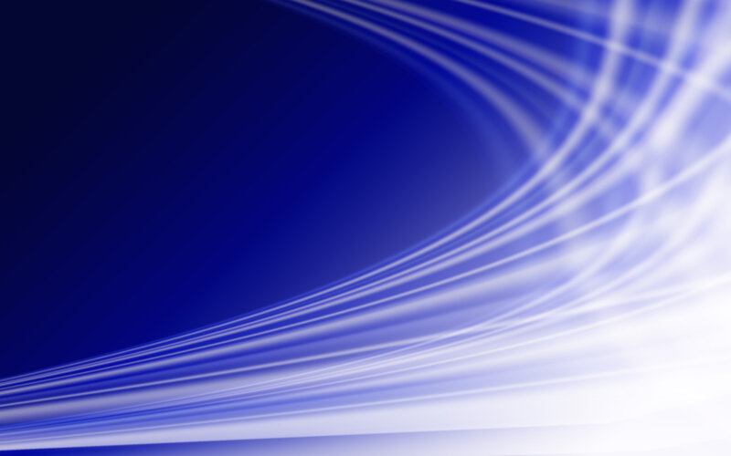Blue and White Light Streaks — Dynamic, Abstract, Lines, Curves