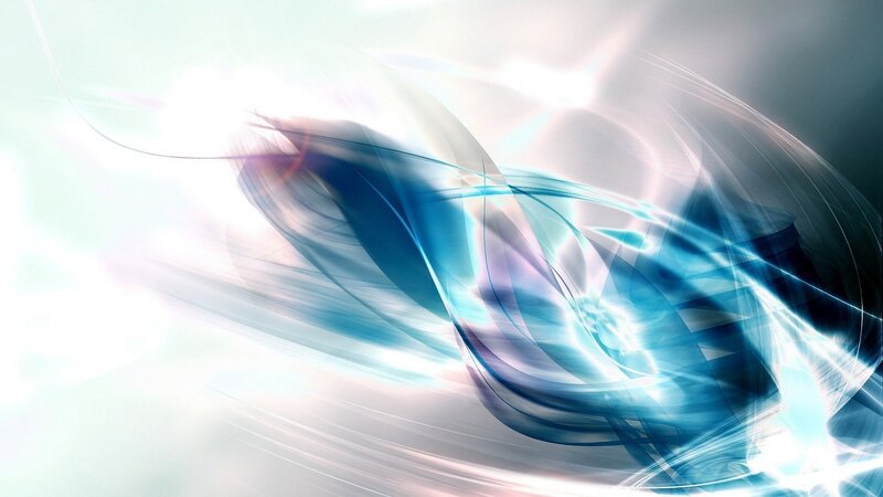 Blue and White Light Streaks — Dynamic