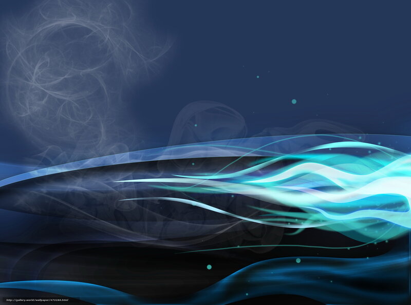 Blue and White Light Waves