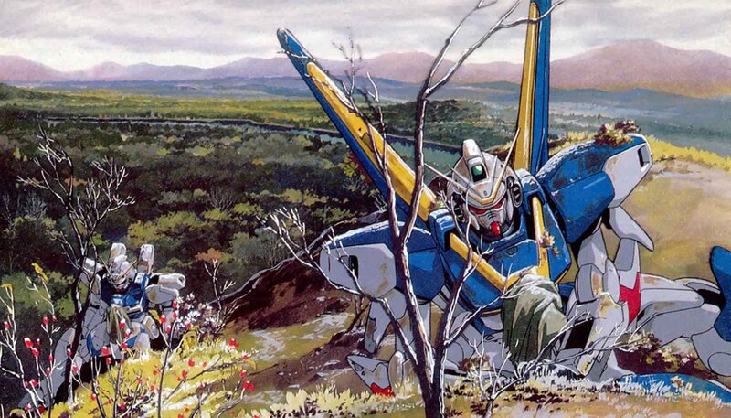 Blue and White Mecha Robots — Dramatic
