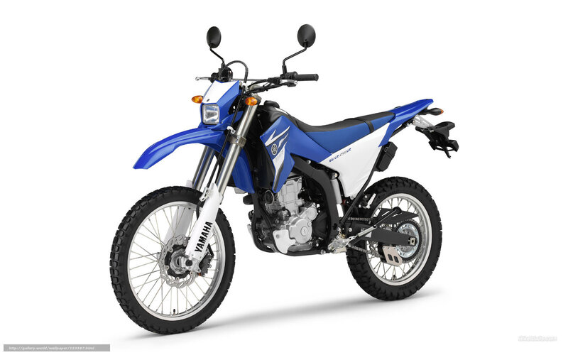 Blue and White Motorcycle — Neutral, Photograph, Handlebars, Seat