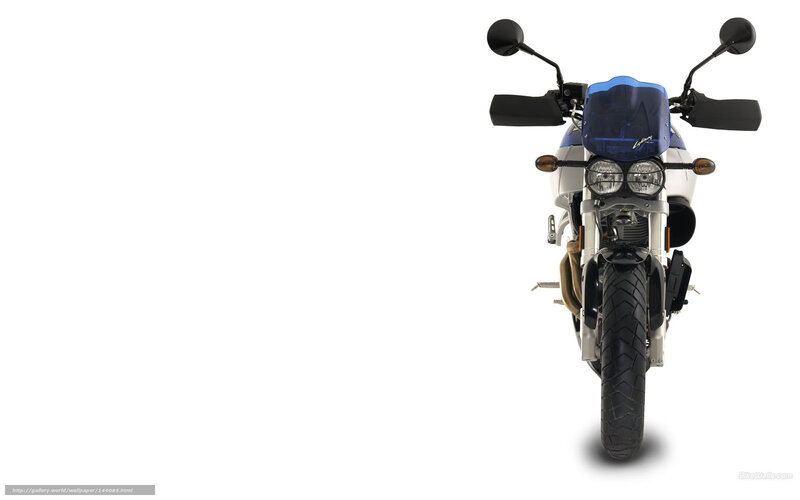 Blue and White Motorcycle — Neutral, Photograph, Headlight, Mirror