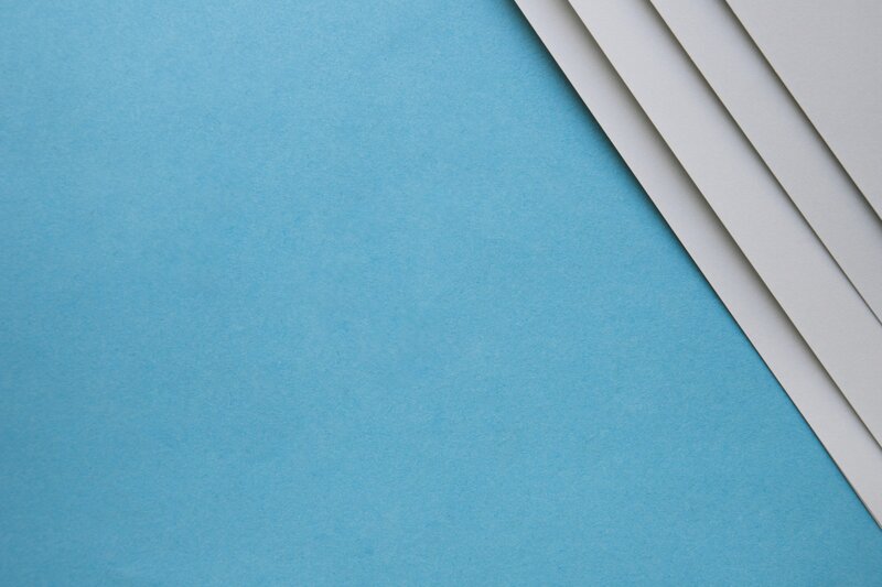 Blue and White Paper Sheets — Calm