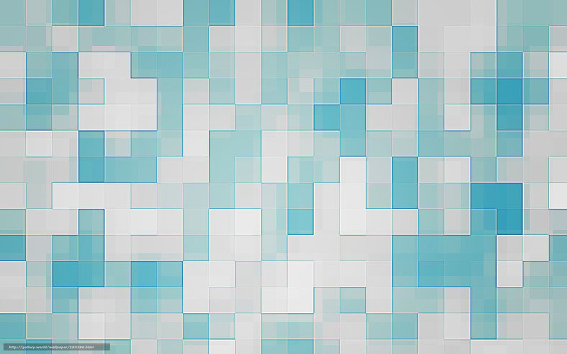 blue and white pixel grid