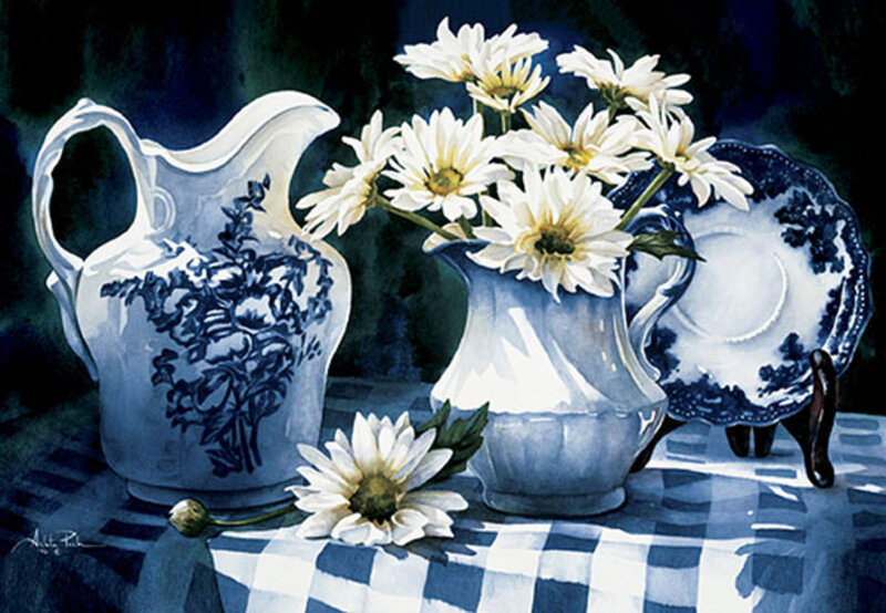 Blue and White Pottery