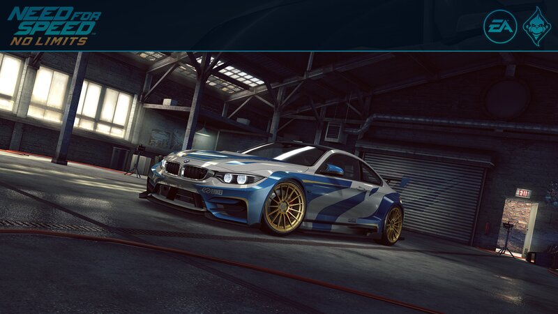 Blue and White Race Car — Dramatic, 3d Render