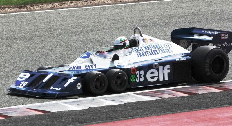 Blue and White Race Car — Dynamic, Afternoon, Photograph, Driver