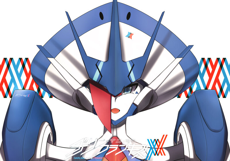 Blue and White Robot — Dramatic, Anime, Eyes