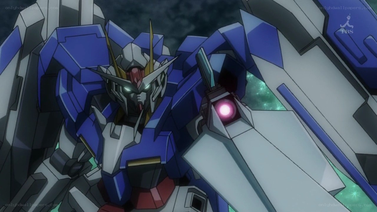 blue and white robot mech
