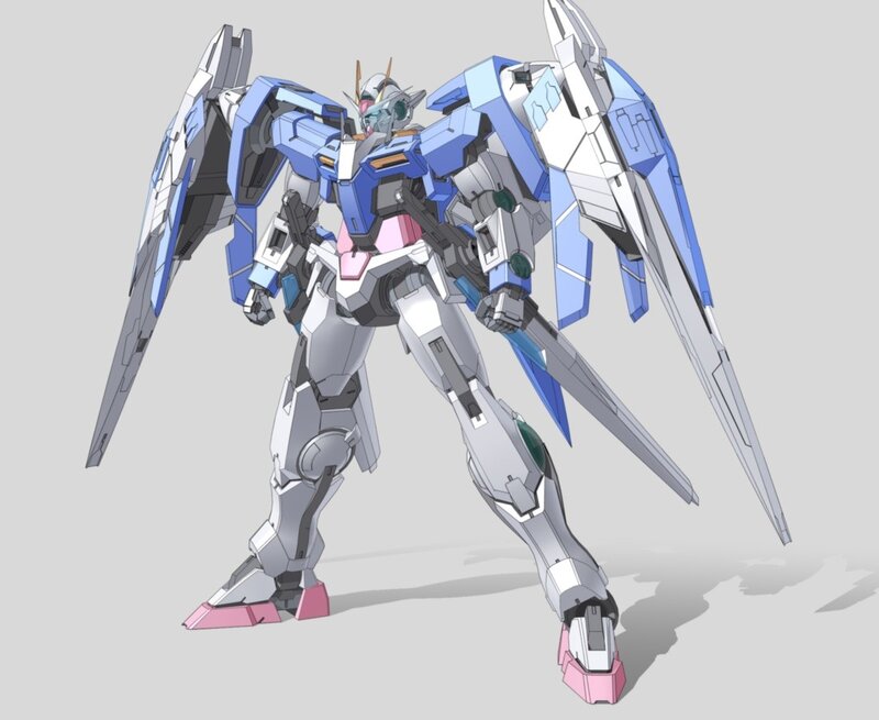 Blue and White Robot — Neutral, 3d Render