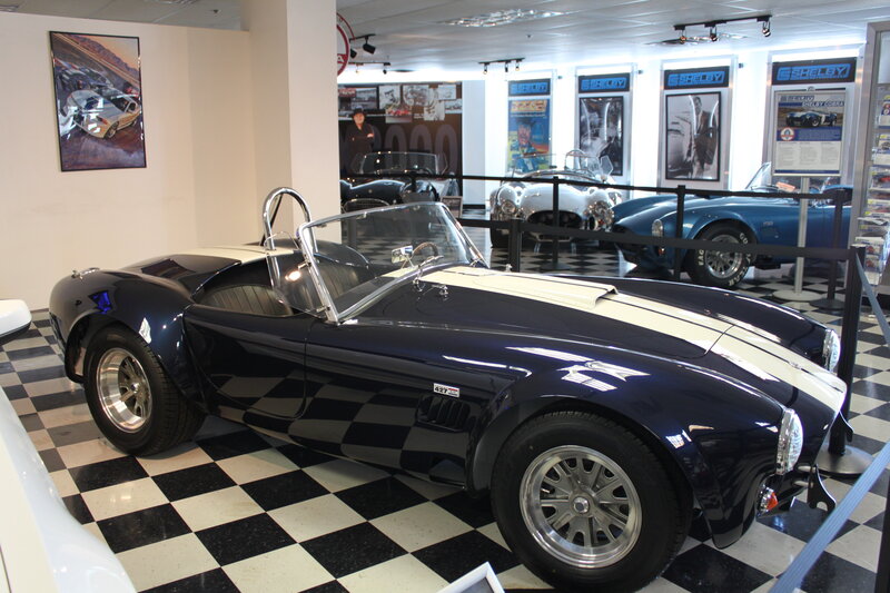 Blue and White Shelby Cobra