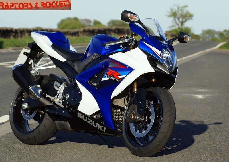 Blue and White Sport Motorcycle — Calm, Afternoon