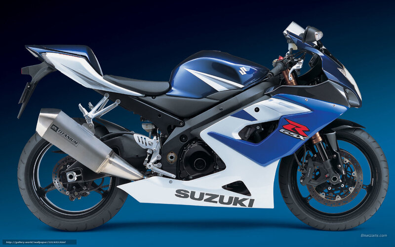 Blue and White Sport Motorcycle — Dramatic, Photograph, Exhaust Pipe, Front Wheel
