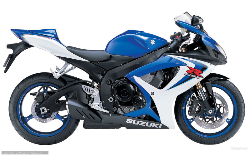 Blue and White Sport Motorcycle — Neutral, Photograph, Seat, Wheels
