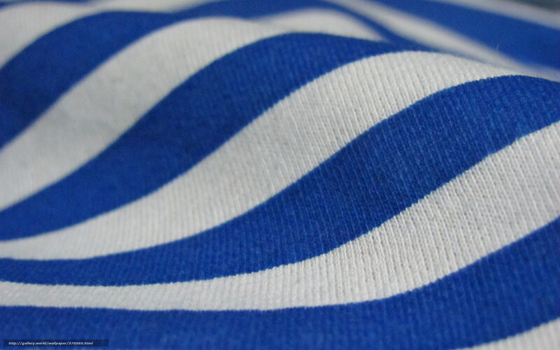 Blue and White Striped Fabric — Neutral