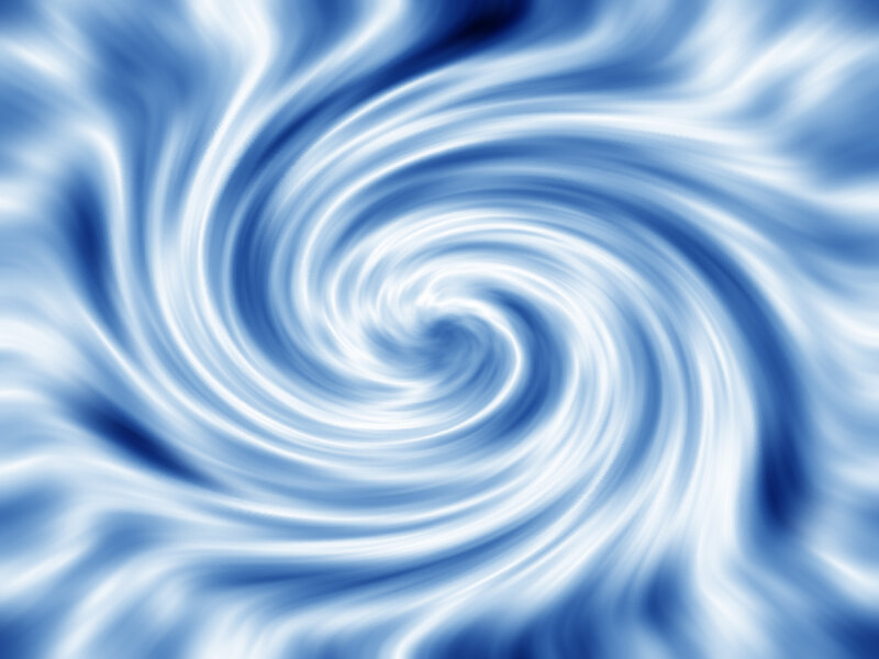 Blue and White Swirl