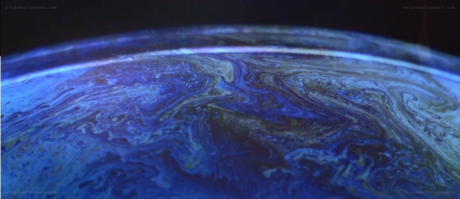 blue and white swirling patterns