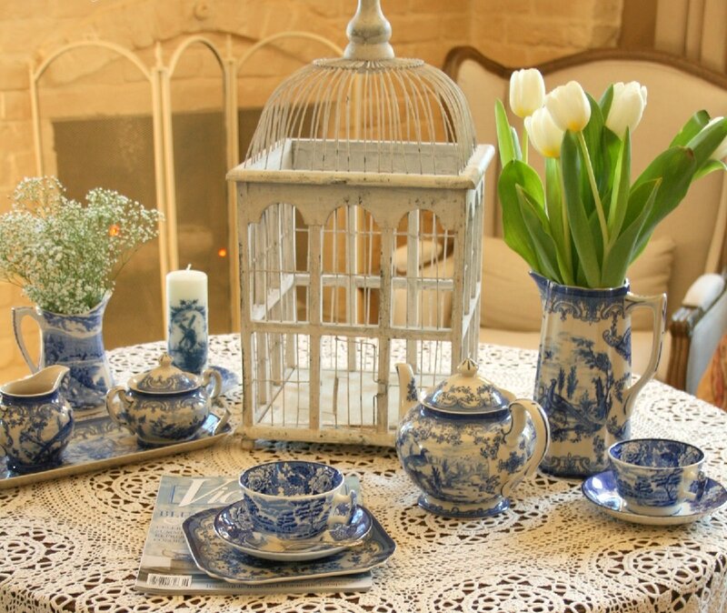 Blue and White Tea Set — Serene