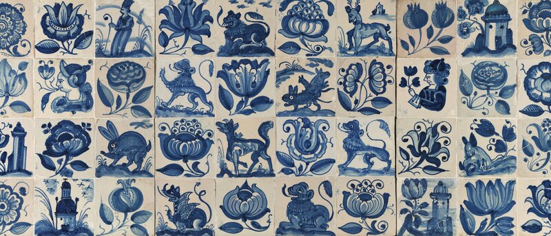 Blue and White Tiles — Decorative