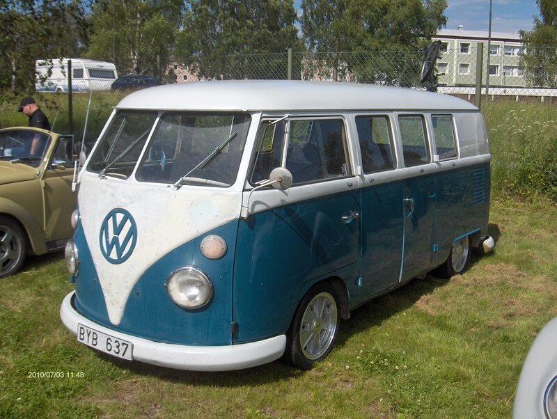 Blue and White Van — Calm