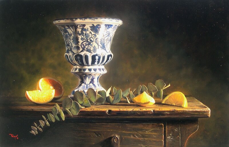 Blue and White Vase