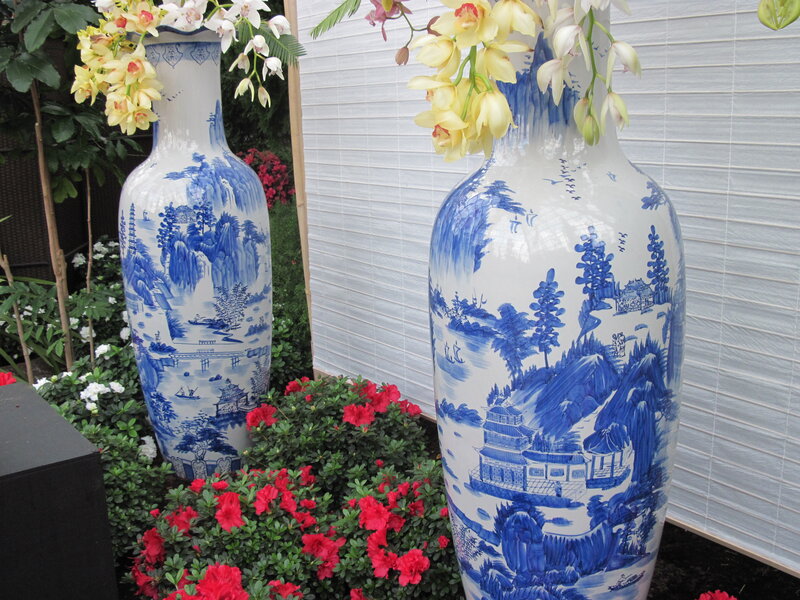 Blue and White Vases — Serene, Photograph