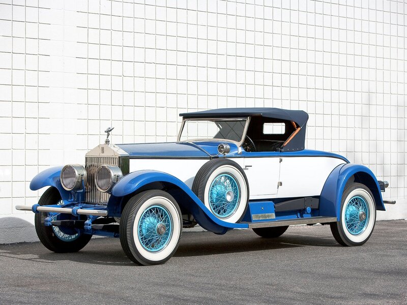 Blue and White Vintage Car — Classic