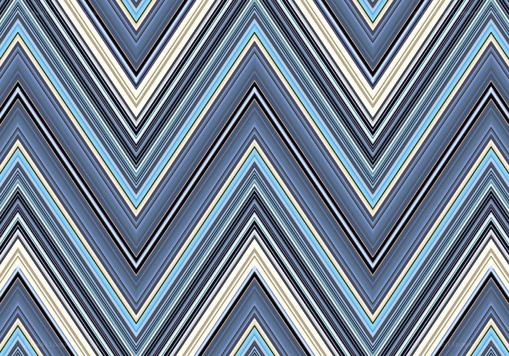 blue and white zigzag pattern