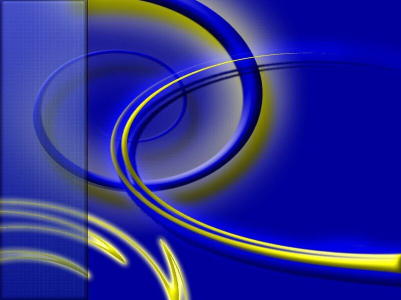 blue and yellow abstract swirls