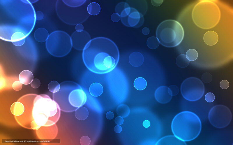 Blue and yellow bokeh lights