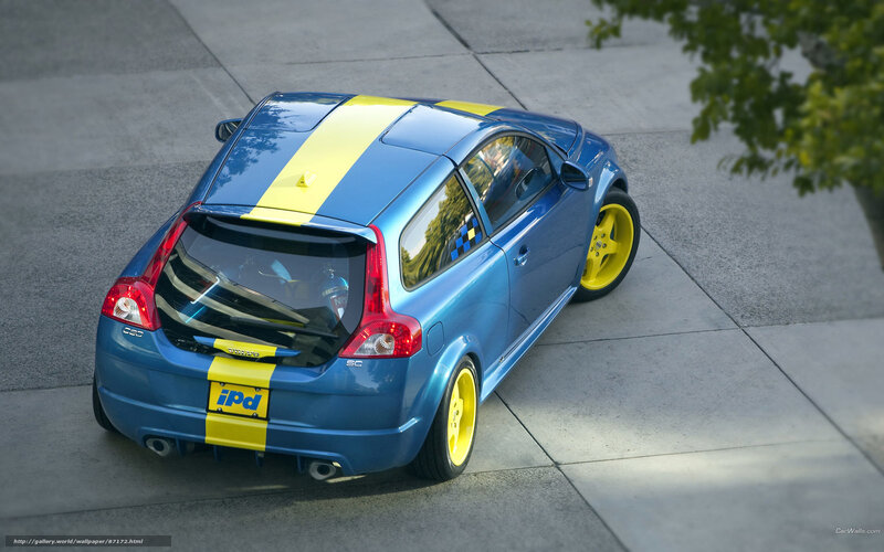 Blue and Yellow Car