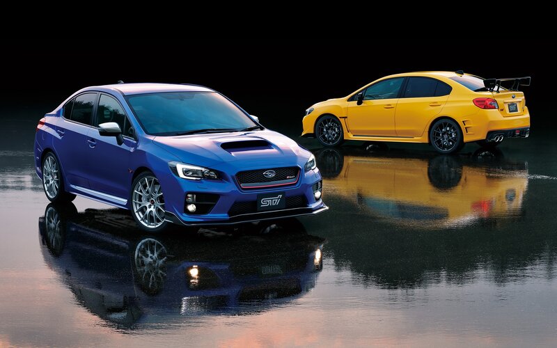 Blue and Yellow Cars — Dramatic