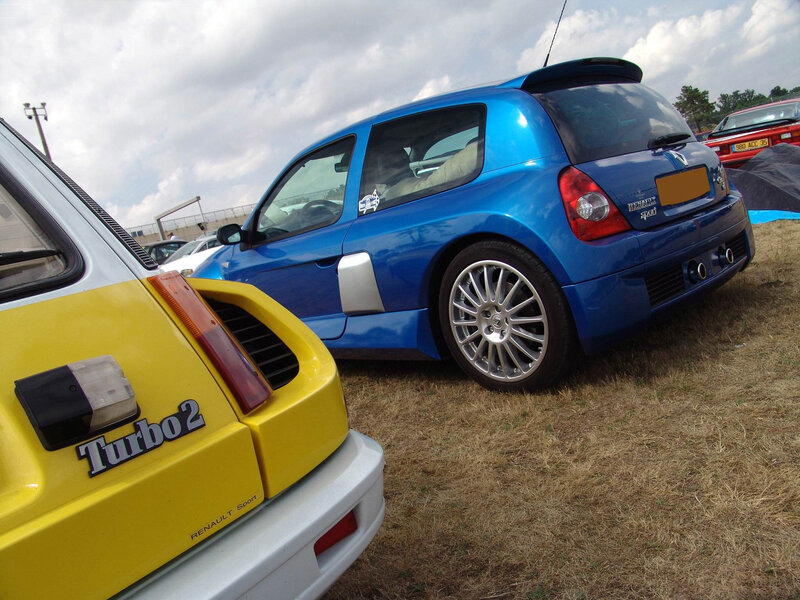 Blue and Yellow Cars
