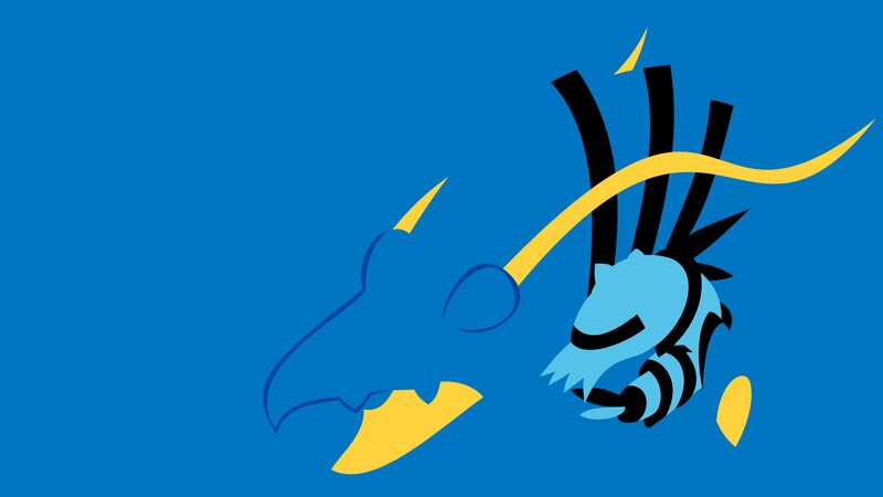 Blue and Yellow Dragon — Dynamic
