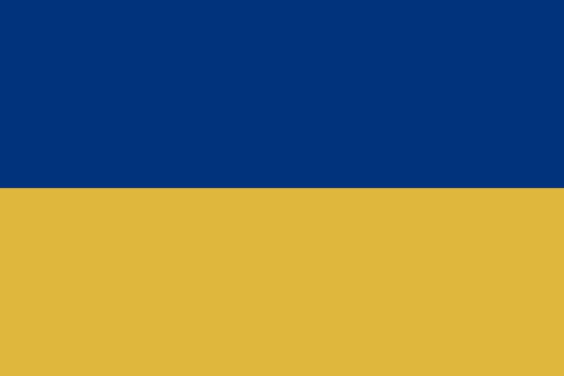 Blue and Yellow Flag
