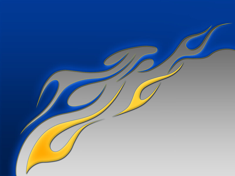Blue and Yellow Flames — Dynamic