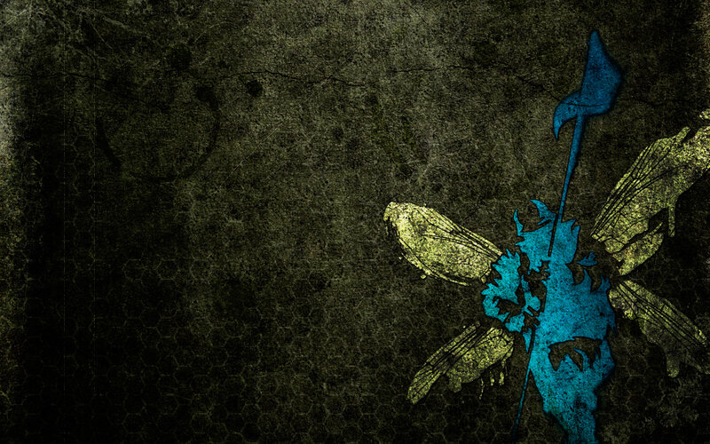 Blue and Yellow Insect