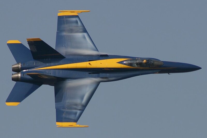 Blue and Yellow Jet