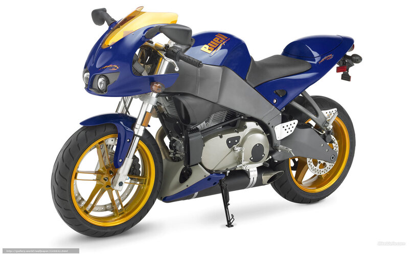 Blue and Yellow Motorcycle — Neutral, Photograph, Wheel