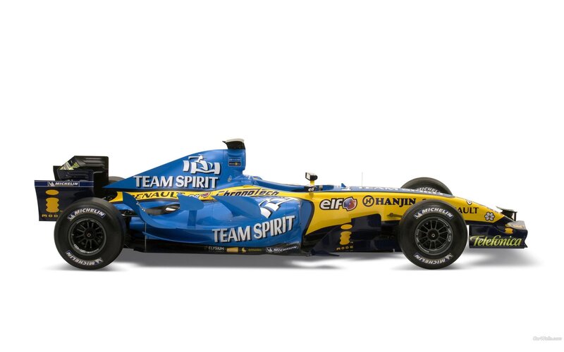 blue and yellow race car