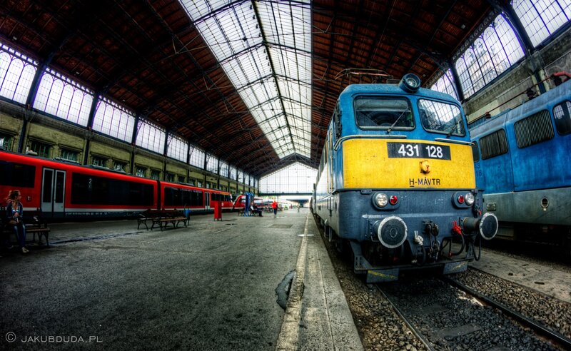 Blue and Yellow Train — Dramatic