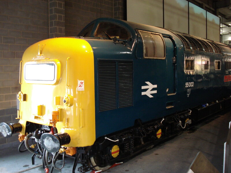 Blue and Yellow Train