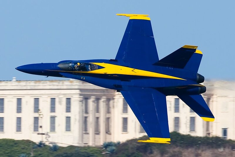 Blue Angel Jet